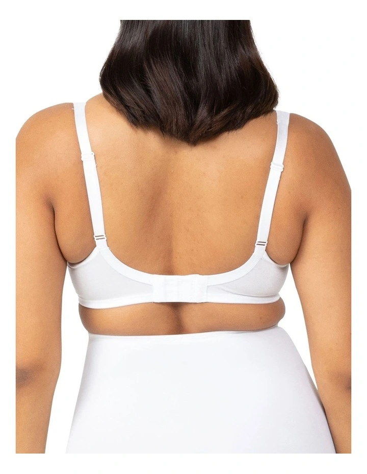 Lacy Minimiser Bra in White