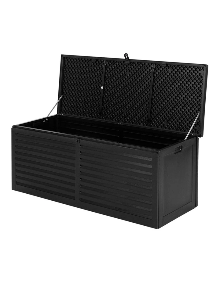 Outdoor Storage Box 390 Litre Black