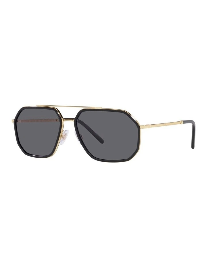 DG2285 Black Polarised Sunglasses
