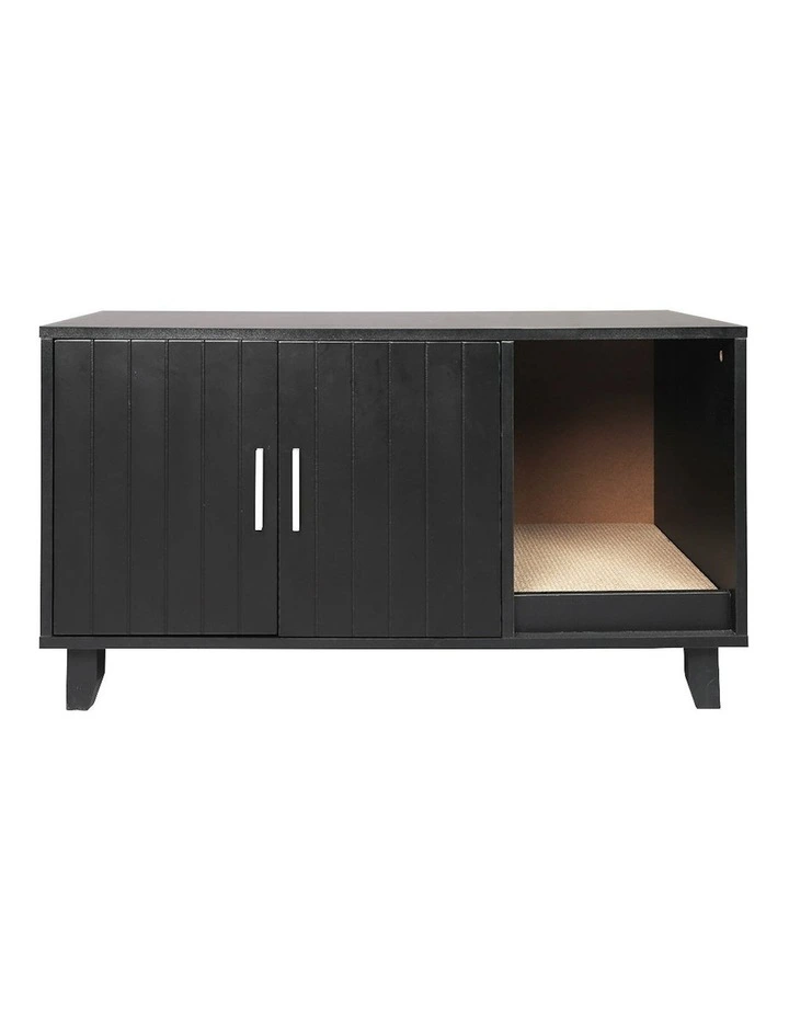 Cat Litter Cabinet Box in Black