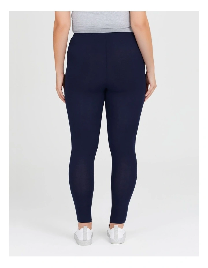 Bamboo Full Length Legging in Dark Indigo