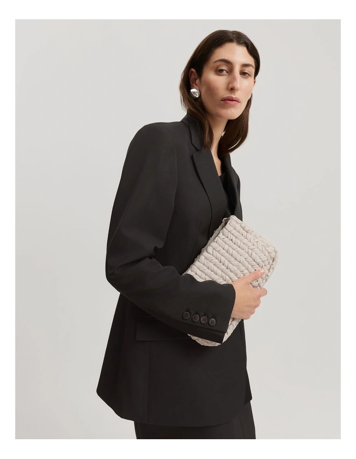 Plaited Shoulder Bag in Cloud