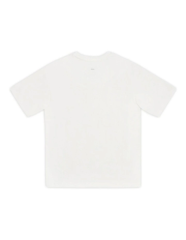 The Indie Newport Tee (8-14 Years) in Chalk