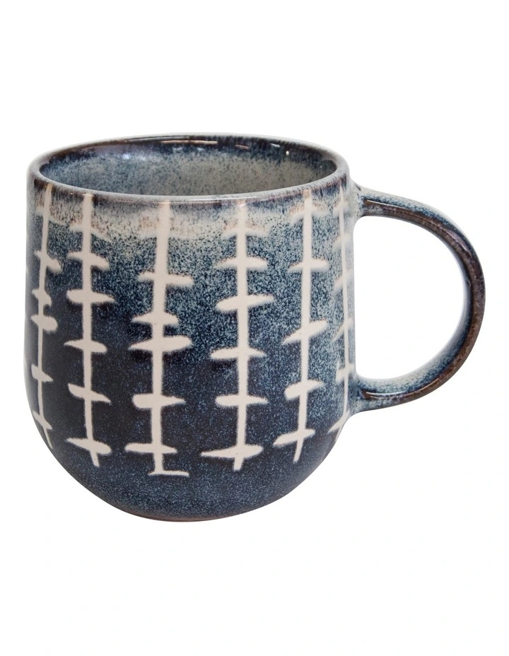 Naoko 380ml Mug Linear Storm Grey