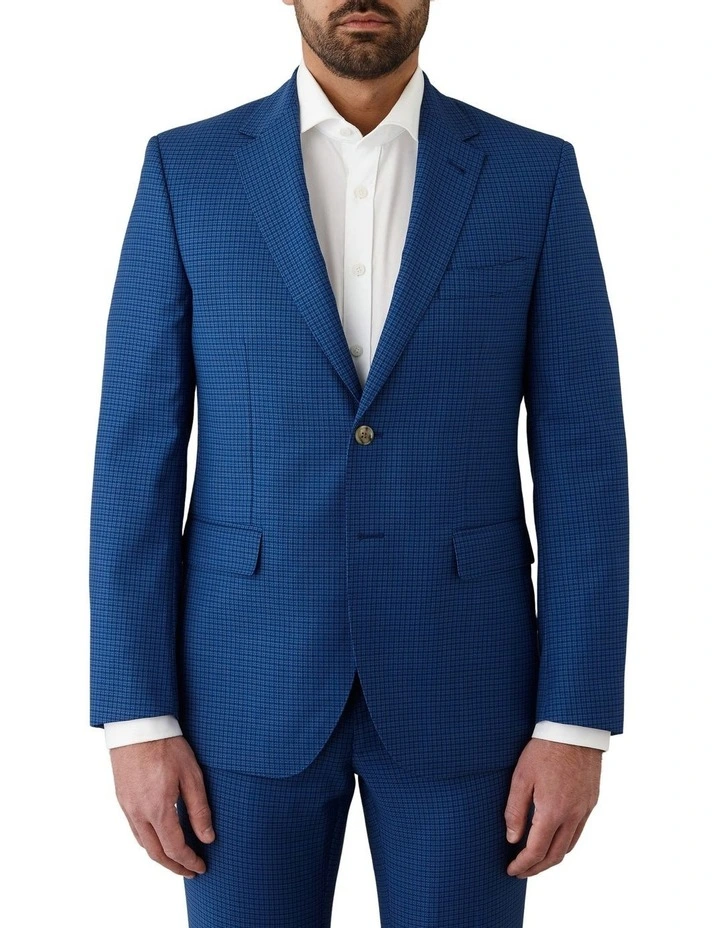 Stefano Tailored Fit Jacket in Blue