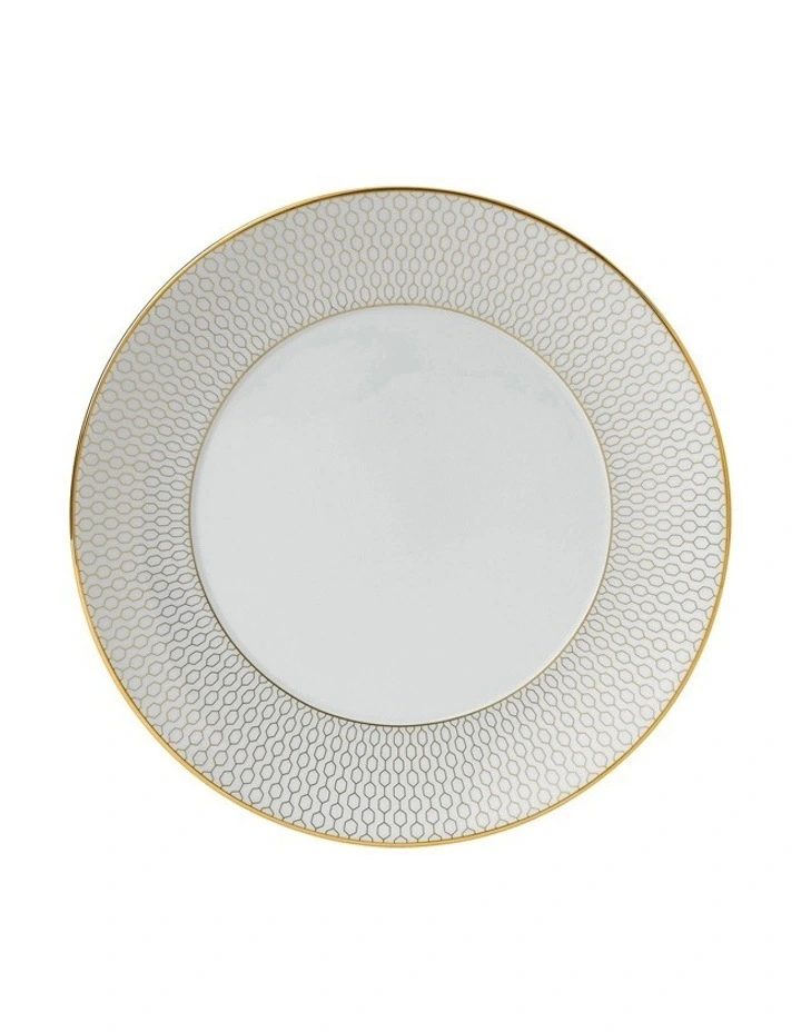 Gio Gold 20cm Plate White/Gold