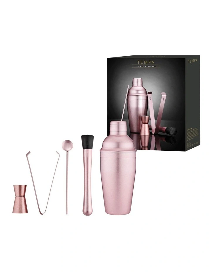Aurora Cocktail Set 5 Piece in Blush