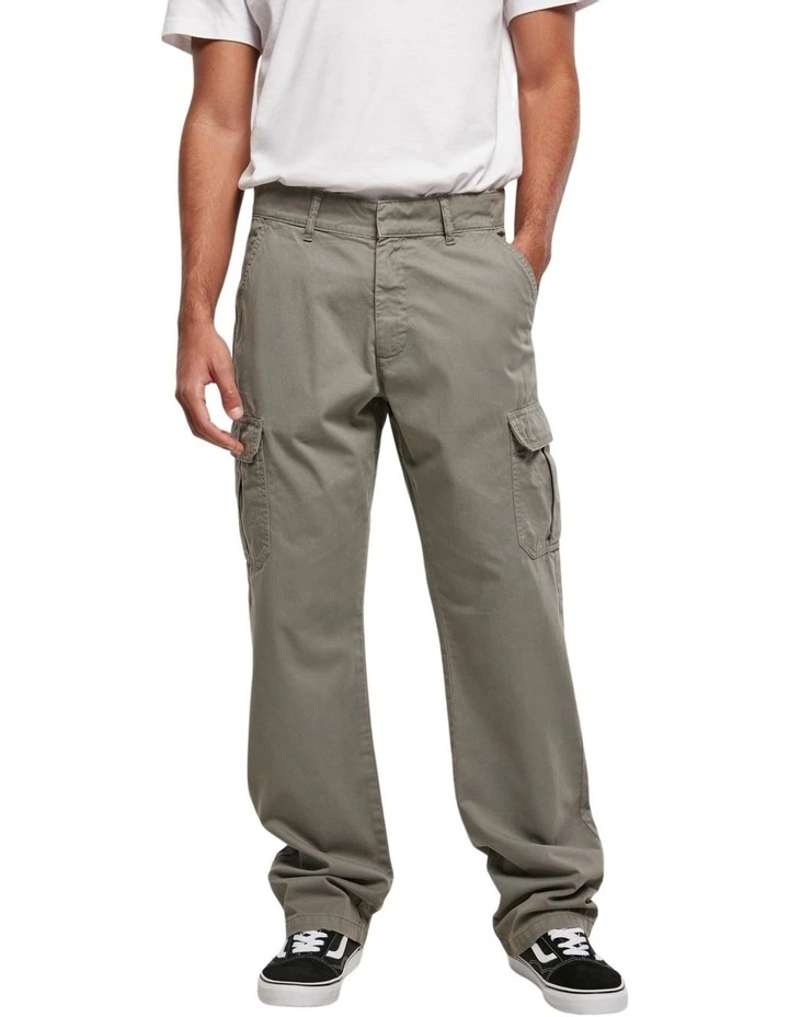 Straight Leg Cargo Pant in Asphalt