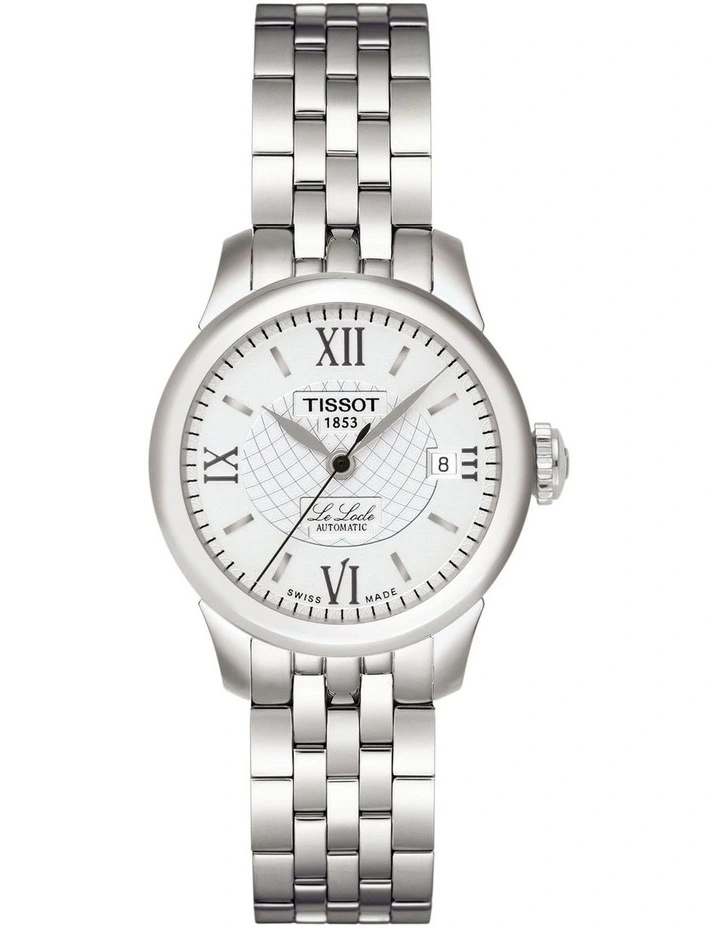Le Locle Lady Automatic T41118333 Watch in Silver