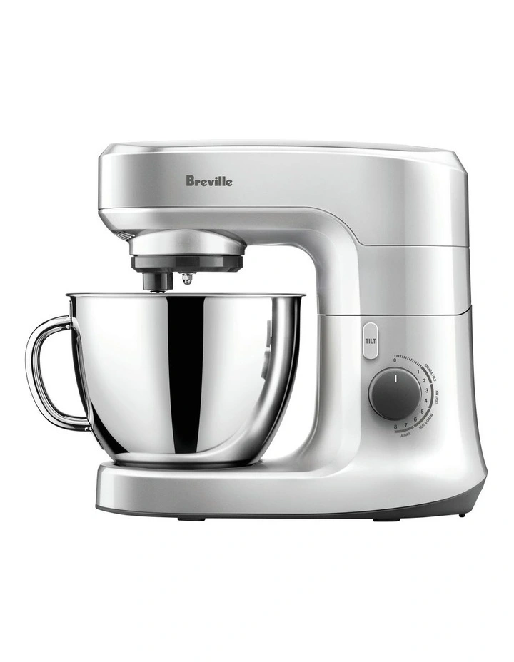 The Scraper Beater Stand Mixer in Silver