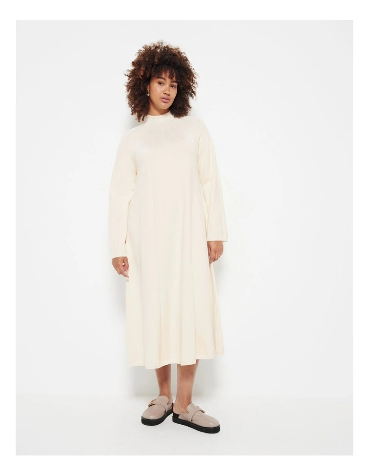 Maxi Knit Dress in Ecru
