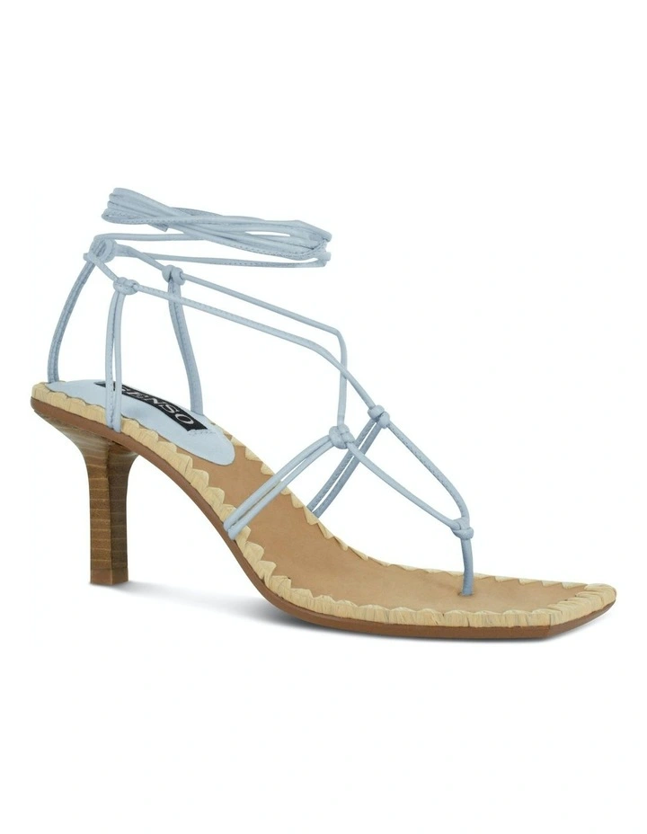 Maya Heeled Sandals in Blue