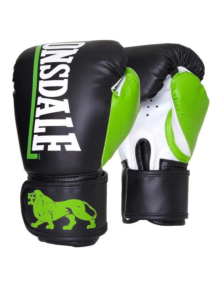 Challenger Junior Boxing Glove 6OZ In Black/Green