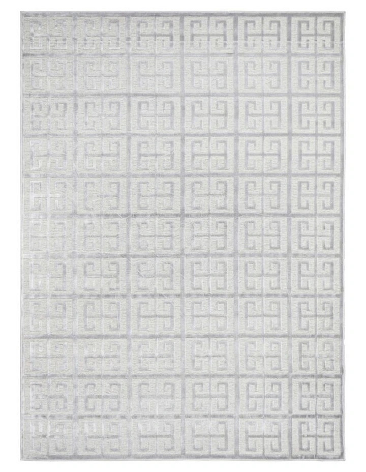 York Brenda Rug in Silver