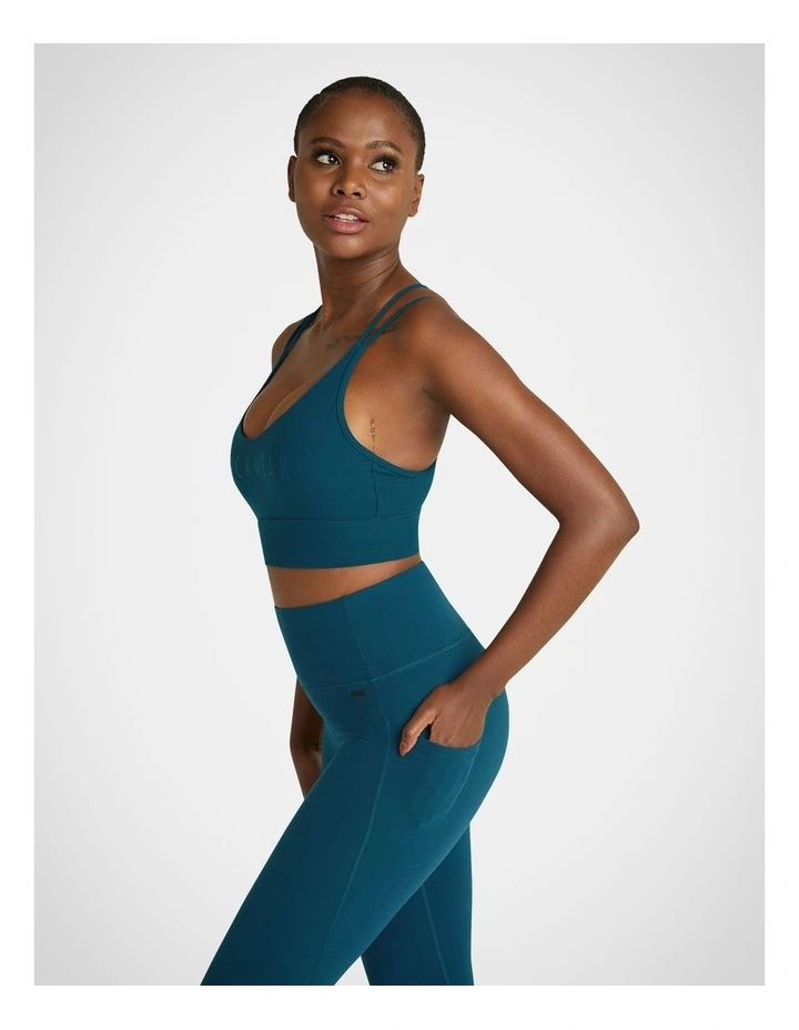 Veda Low Impact Sports Bra in Sea Blue