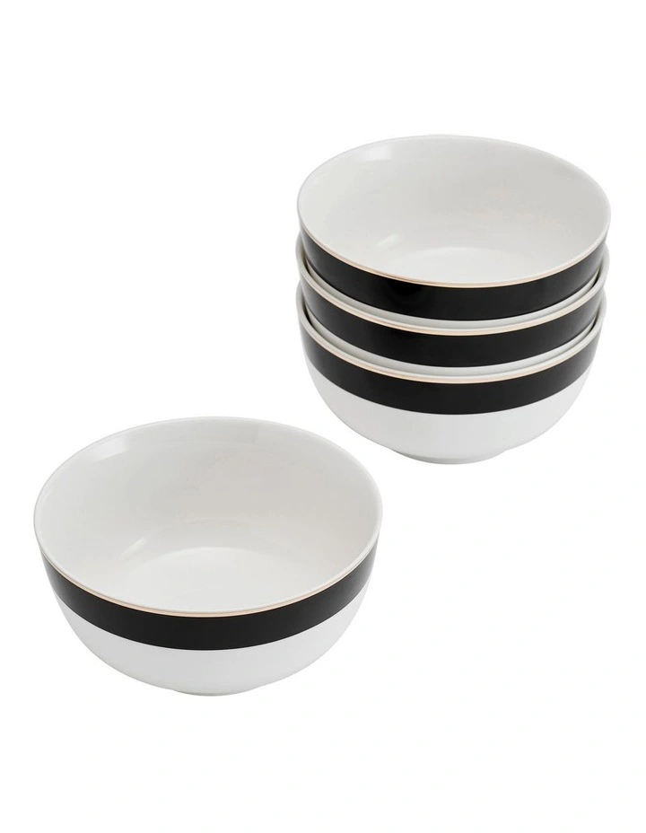 Luxe Deco Cereal Bowl Set 14cm 4-Piece in Multi