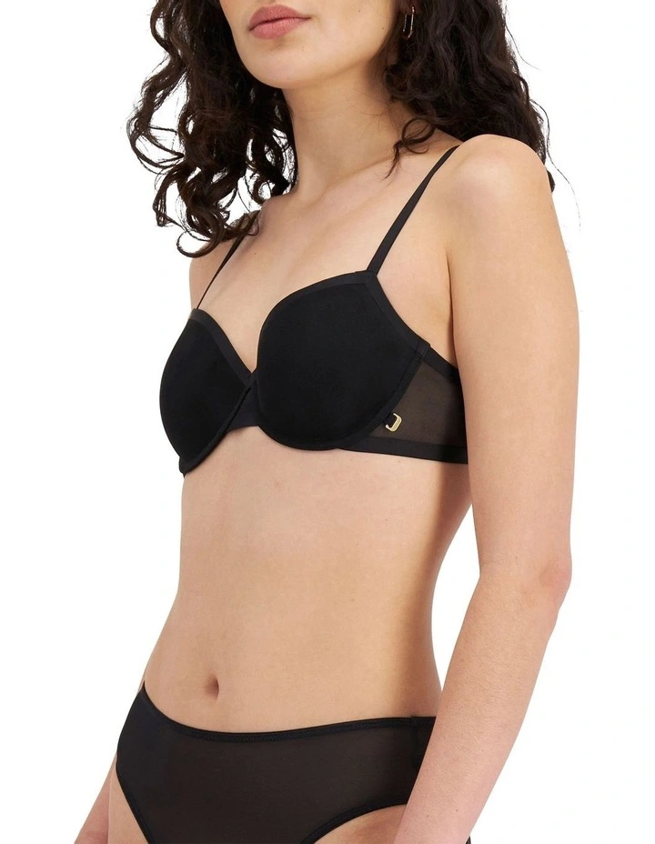 Because Lightly Lined Bra in Black