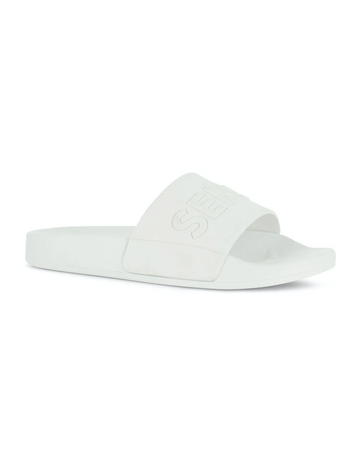 Eden II Pool Slides in White
