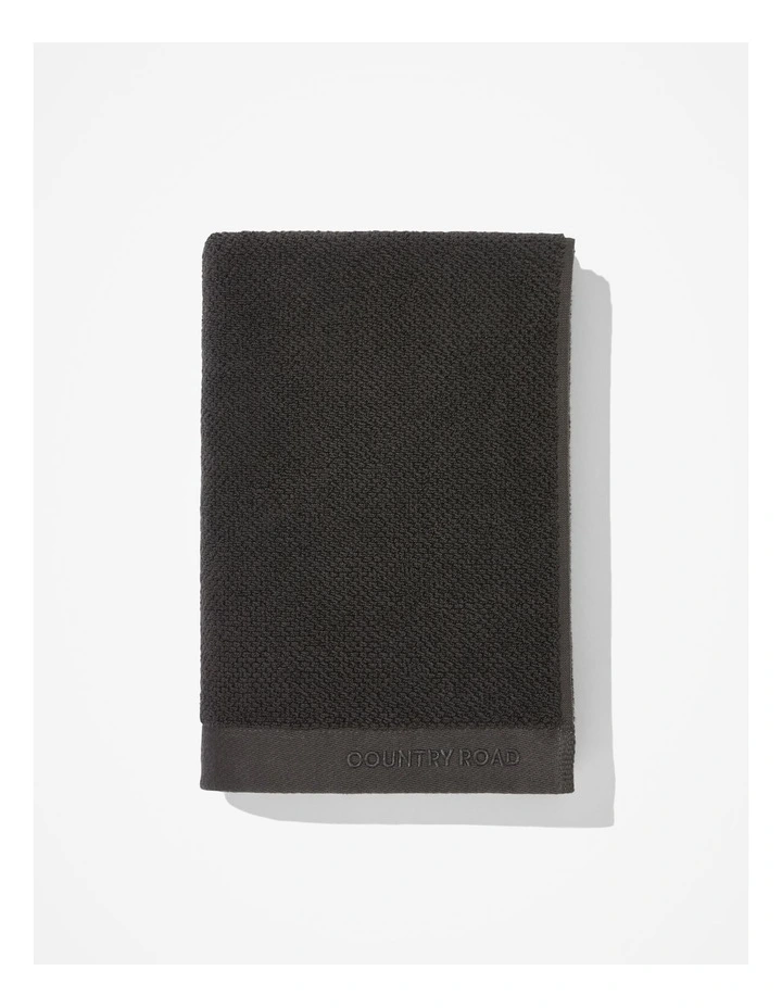 Calo Australian Cotton Bath Towel in Charcoal