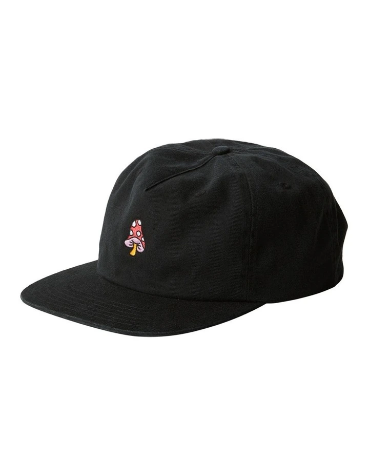 Doggin Strapback Cap in Black