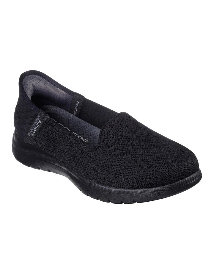On-The-Go Flex Astonish Slip-Ins Shoes in Black