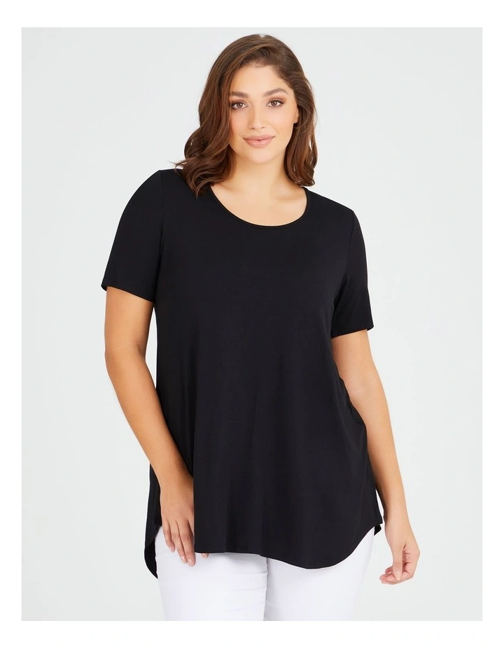 Bamboo Base Short Sleeve Top
