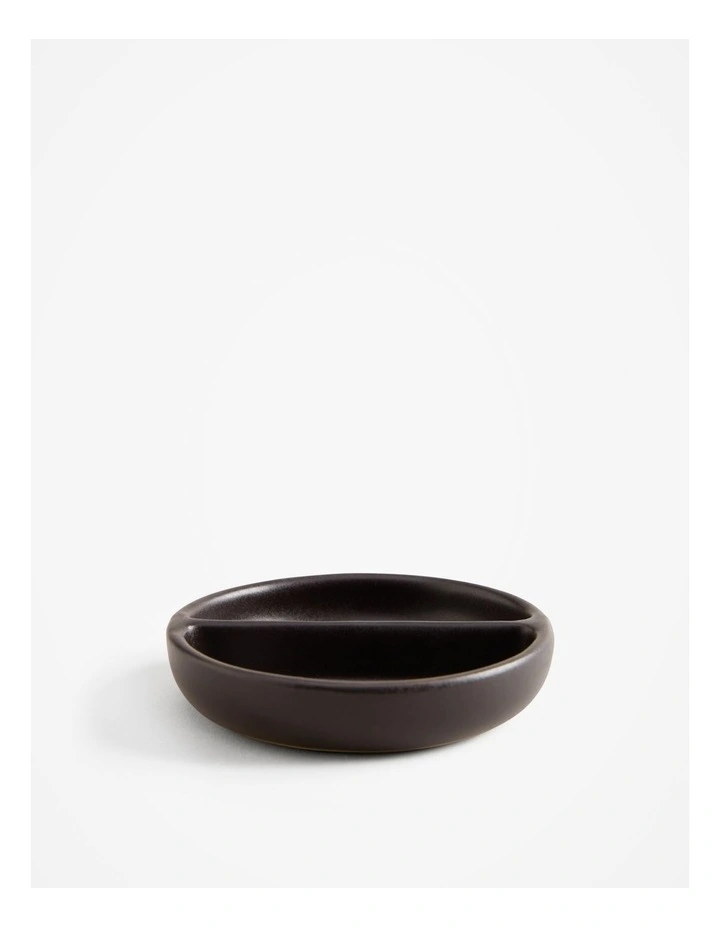 Tapas Salt And Pepper Dish in Matte Black