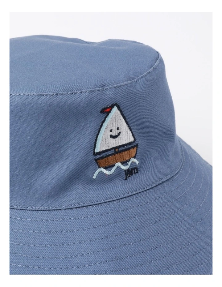 Boat Bucket Hat In Blue