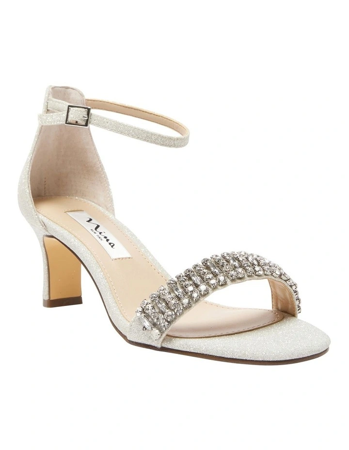 Britany Sandals in Silver Fantasy