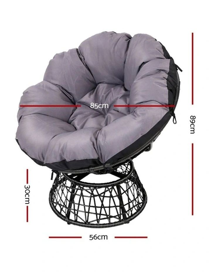Papasan Swivel Chair