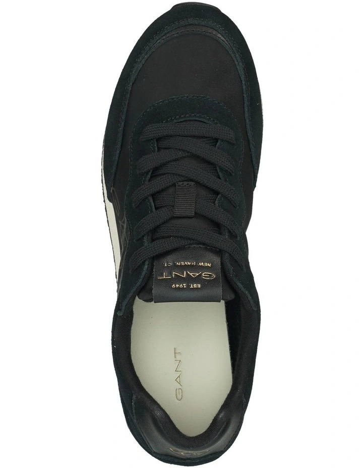 Bevinda Leather Sneaker in Black