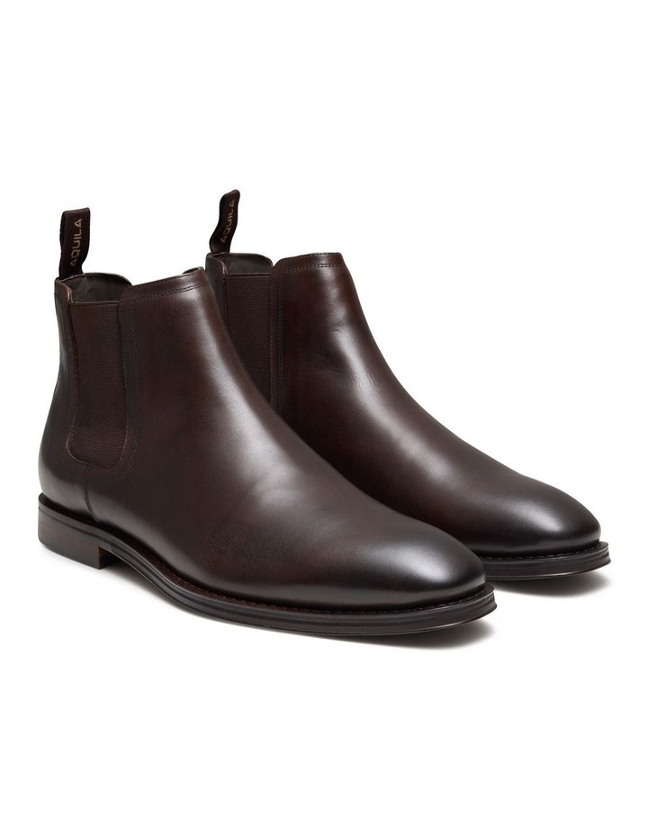 Lawrence Leather Chelsea Boots in Brown
