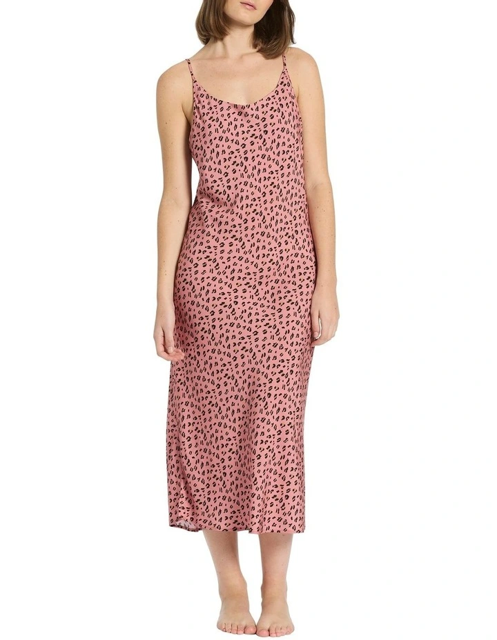 Aimee Modal Sleep Dress in Blush Multi