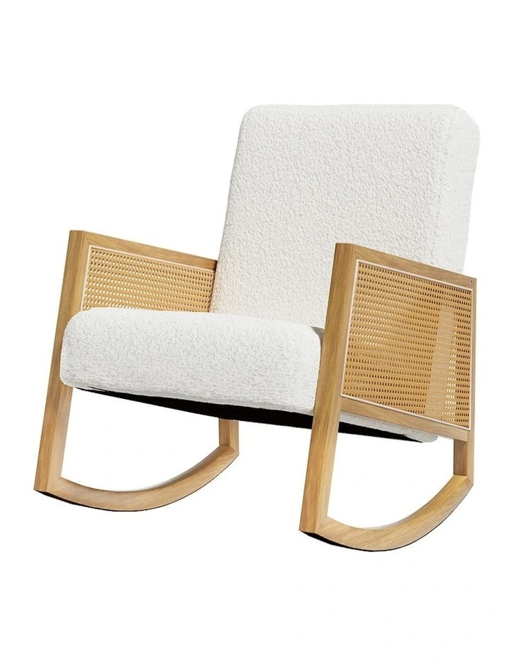 Armchair Rocking Chair in White