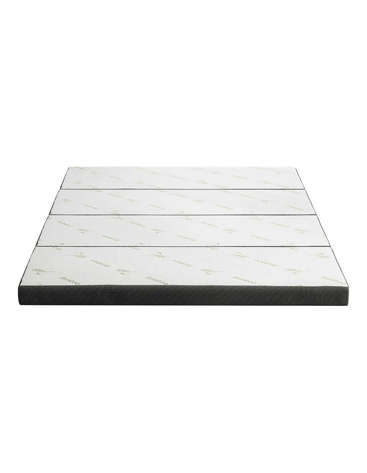 Bamboo Folding Foam Mattress Queen in Multi