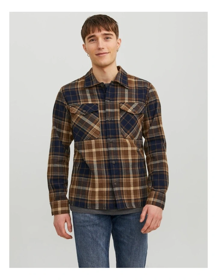 Eddie Overshirt in Brown