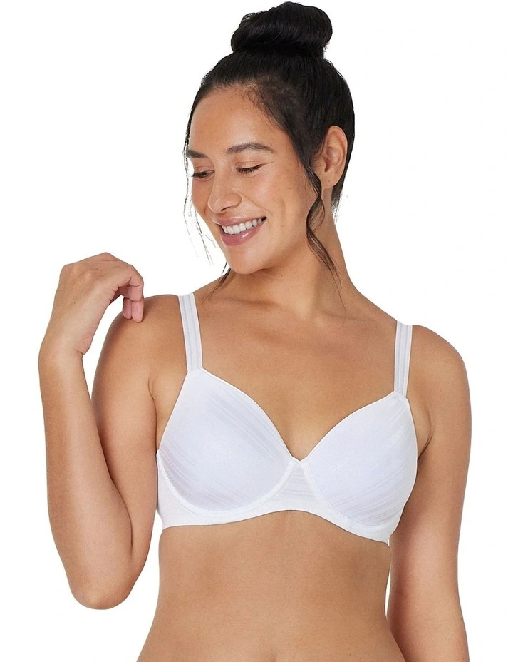 Rita Full Coverage Contour Bra in White