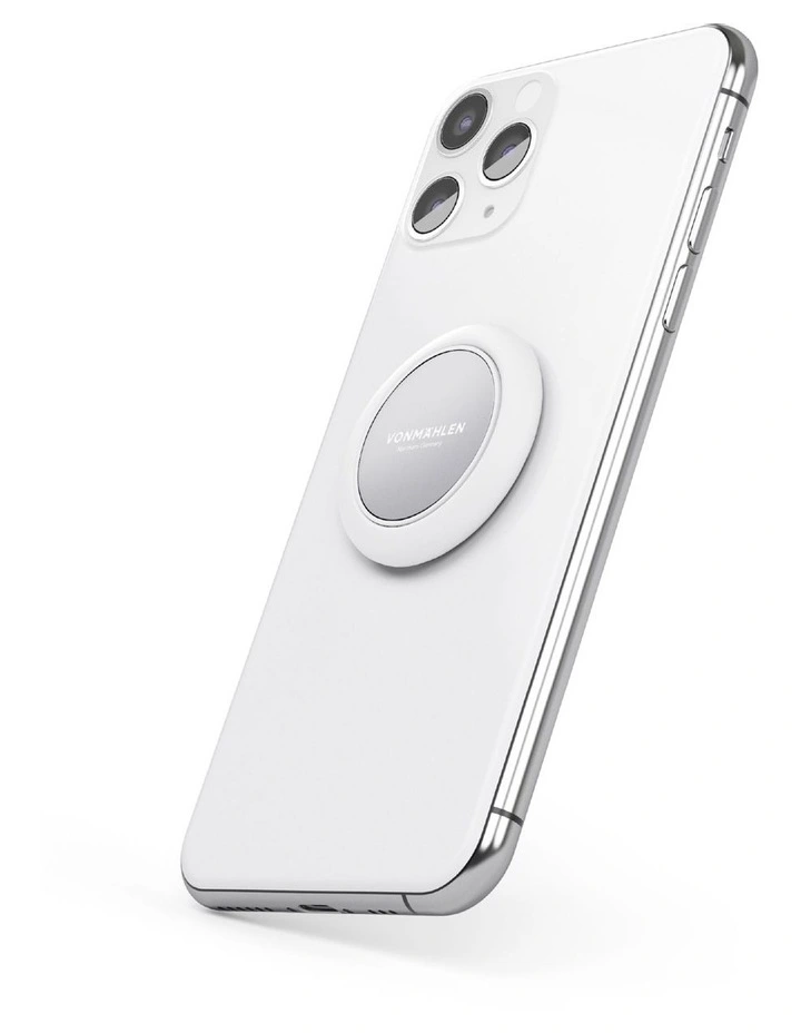 Backflip S Phone Grip with Magnetic Mount in Silver