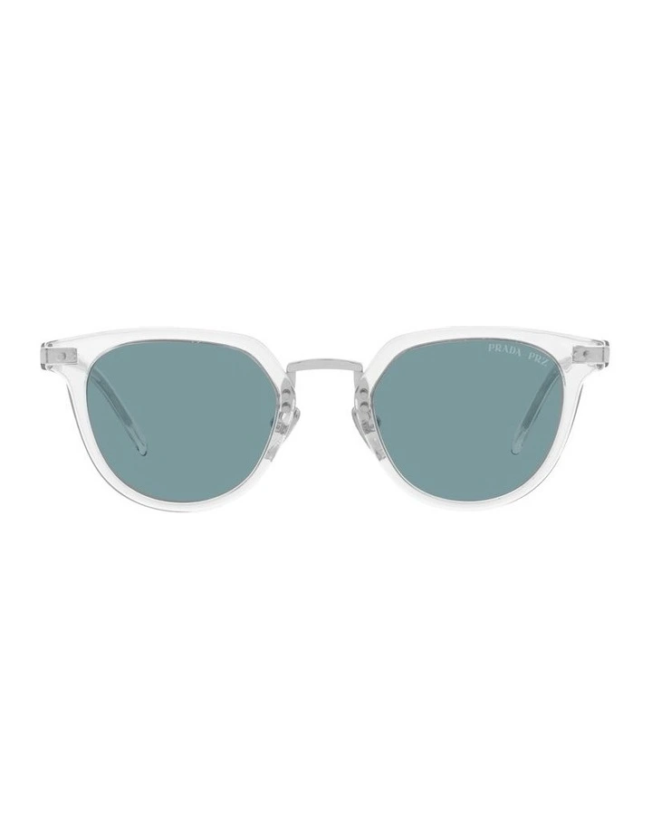 PR 17YS White Polarised Sunglasses