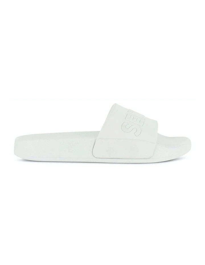 Eden II Pool Slides in White