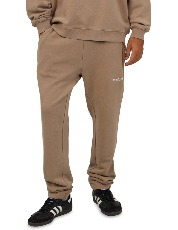 Essential Theory Track Pant in Tan