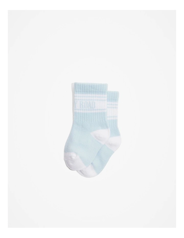 Unisex Heritage Sock in Pale Blue