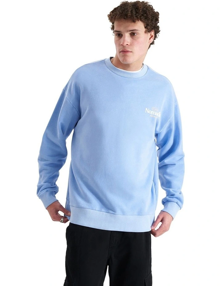 Valley Relaxed Sweater in Pigment Vista Blue