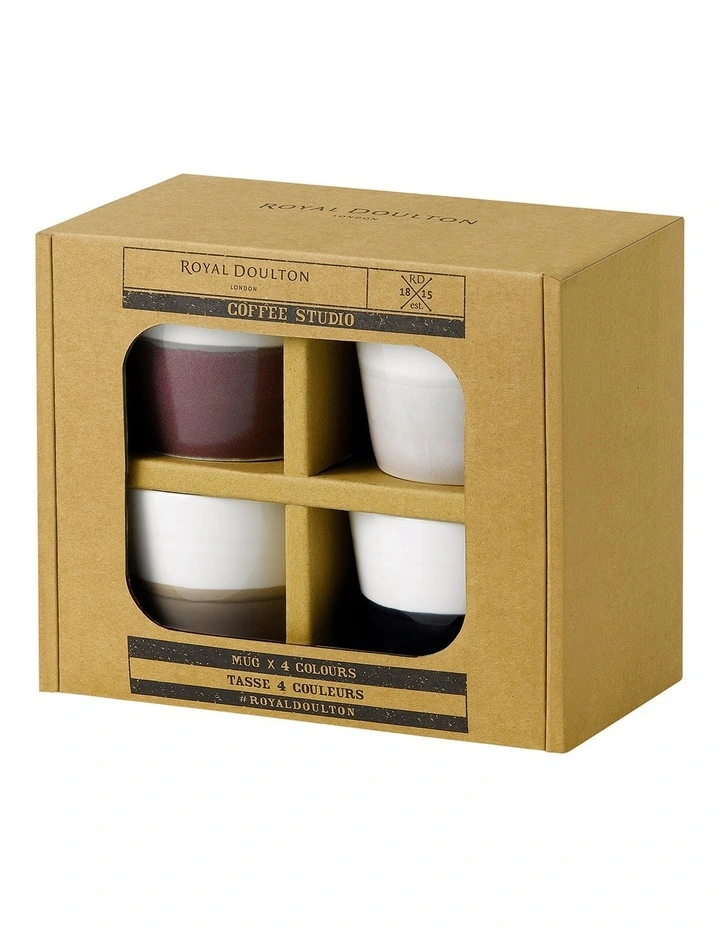 Coffee Studio Set of 4 260ml Small Mugs