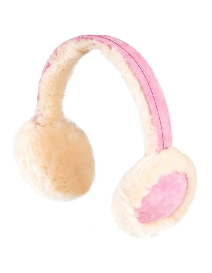Ugg Sheepskin Earmuff in Pink
