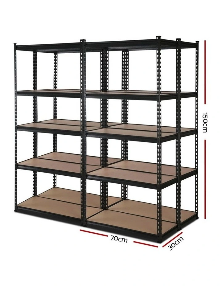 4x1.5M Warehouse Shelving Racking Storage Garage Steel Metal Shelves Rack