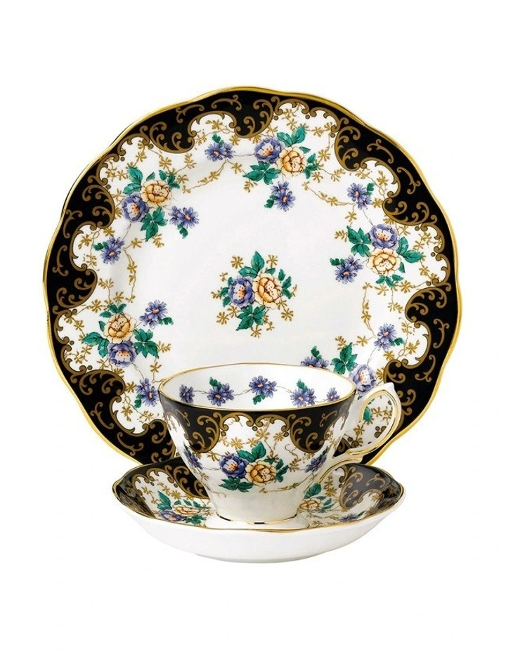 Duchess 1910 Teacup Saucer & Plate White