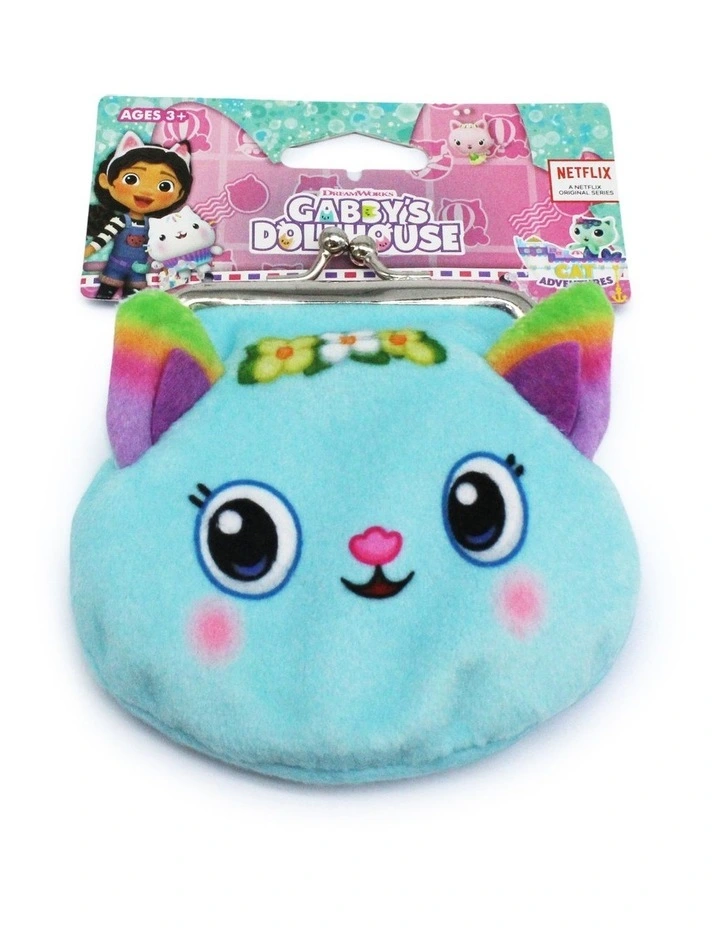 Kitty Clip Coin Purse in Blue