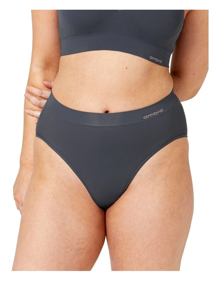 Bondi Bare Hi Cut Brief in Blue