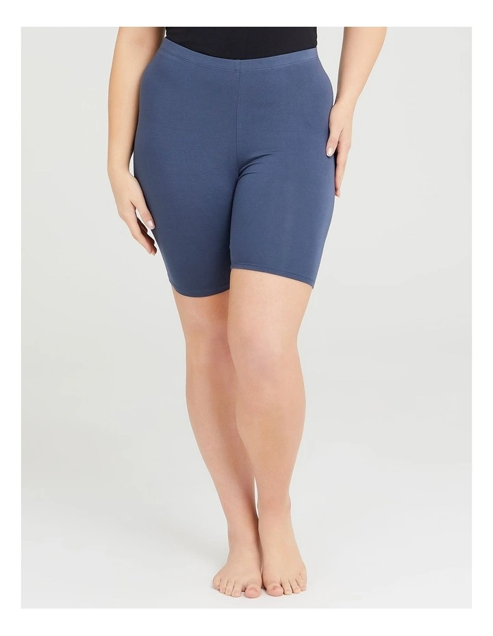 Bamboo Anti Chafe Crop Short in Storm Grey